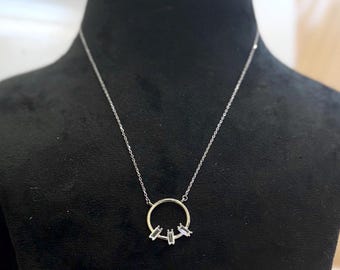 Sterling Silver Pendant Necklace: Dainty Chain Jewelry