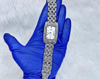 Luxury Mens Watch - 925 Silver Men's Watch with Roman Dial & Intricate Design - Timeless Gift for Him, Elegant Timepiece, Anniversary Gift