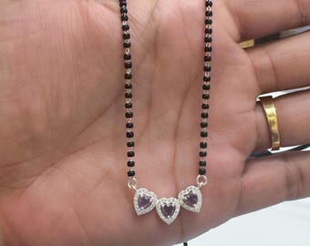 Authentic 925 Silver Mangalsutra Crafted by Professional Karigar