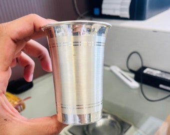 Pure Silver Glass: Handmade Decorative Art Piece