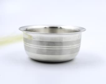 Handmade Silver Katori Bowl - Indian Pooja and Dining Use