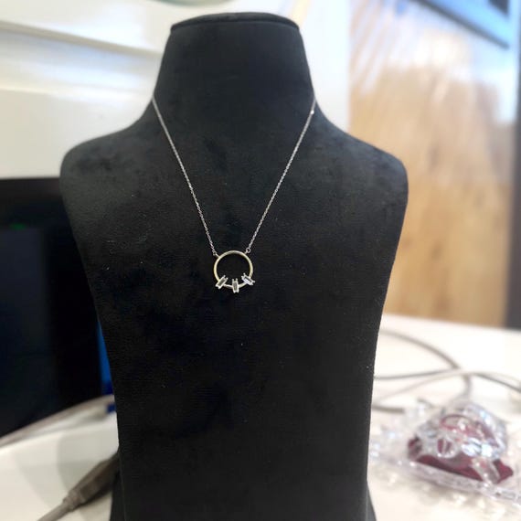 Sterling Silver Pendant Necklace: Dainty Chain Jewelry
