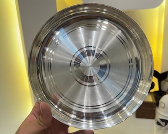 Handcrafted Pure Silver Plate | Traditional Silver Thali | Authentic Dinnerware & Luxury Gift for Weddings