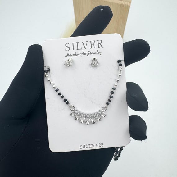 Authentic 925 Silver Mangalsutra Crafted by Professional Karigar
