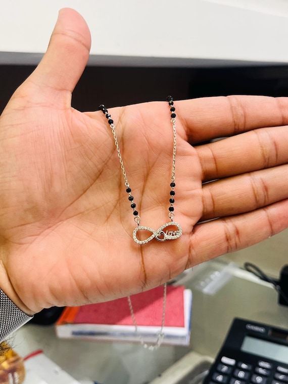 Authentic 925 Silver Mangalsutra Crafted by Professional Karigar