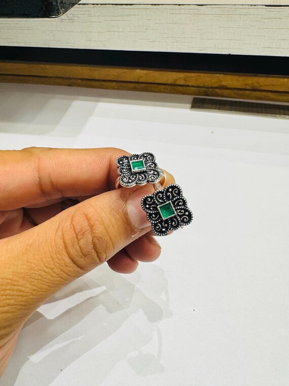 Silver Toe Ring: Adjustable Cut Stone Beach Jewelry