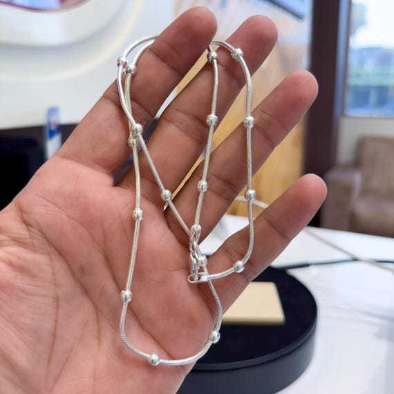 Unisex Silver Chain - Everyday Wear Jewelry for Men & Women