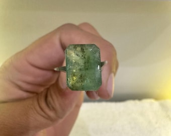 Emerald Gemstones: Green Beads for Crafts (Natural, Polished)