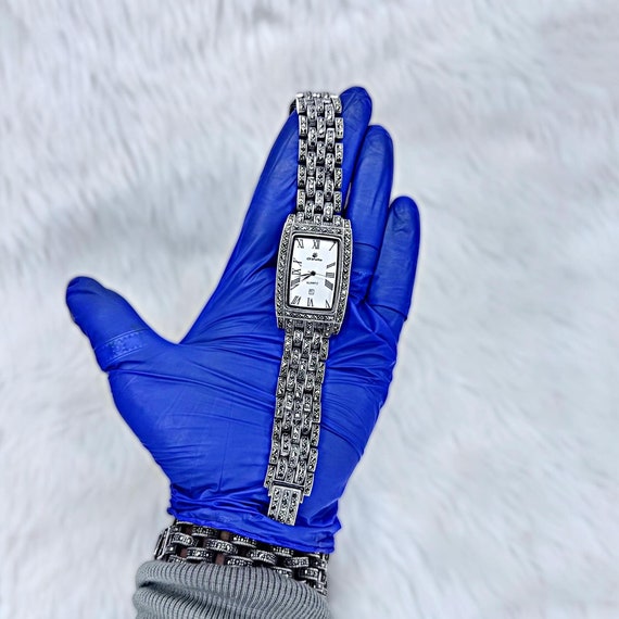 Luxury Mens Watch - 925 Silver Men's Watch with Roman Dial & Intricate Design - Timeless Gift for Him, Elegant Timepiece, Anniversary Gift