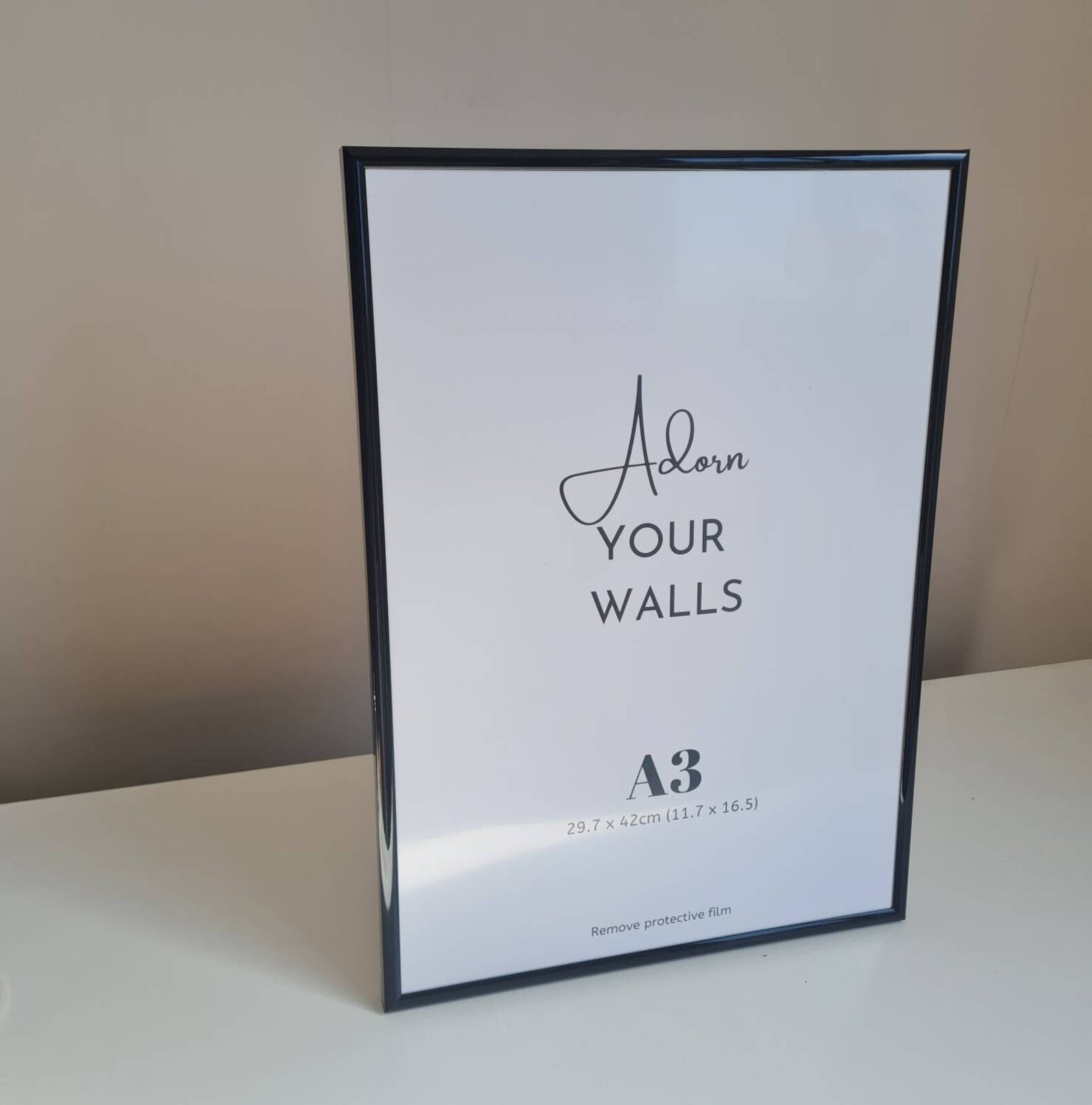 Slim Black Gloss Poster Picture Frame A2/A3/A4 Size Etsy UK