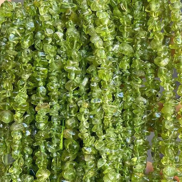 Natural Olivine Crystal macadam smooth Round Beads，Olivine Crystal Beads Wholesale Supply, 15"one strand,  3-5mm