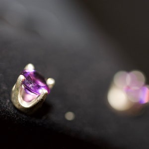 Amethyst earrings