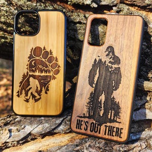 Funda para teléfono Bigfoot para iPhone 13, 14, 15, 16 Mini Plus y Pro Max, funda para teléfono Sasquatch Yeti