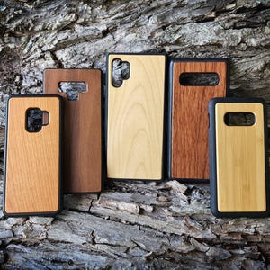 Wood Phone Case for Samsung Galaxy S8 S9 S10 S10e S10 S20 Note 8 9 10 20 For Engraving Wood Burning Pyrography