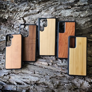 Echt Holz Handyhülle Samsung Galaxy S23 Plus + Ultra FE Holz Handyhülle