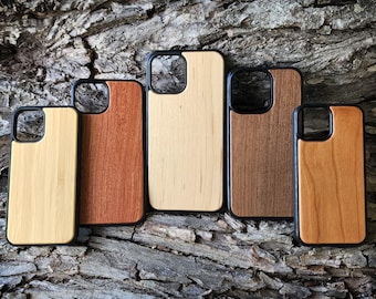 Real Wood  iPhone 16 16e 17 Air Pro Max Plus + For Engraving Wood Burning Pyrography