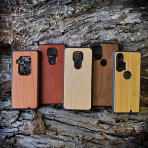 Real Wood Phone Case Motorola G9 Play G Stylus 5G One Zoom Edge Plus + 2019 2020 2021