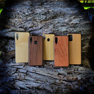 Wood Phone Case for Samsung Galaxy A40 A41 A42 A50 A51 A60 A70 A71 A81 A91 For Engraving Wood Burning Pyrography