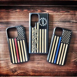 We The People iPhone SE 6 7 8 X XS XR 11 12 13 14 15 16 17 Air + Plus Mini Pro Max Black Flag Phone Case 1776 Thin Line Phone Case