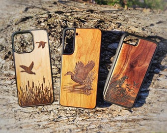 Duck Hunting Case for Samsung Galaxy S24 S25 S26 Mallard Phone Case Duck Phone Case Duck Dog
