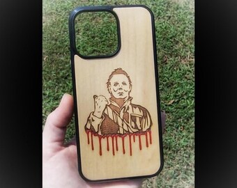Michael Myers iPhone 12 13 14 15 Plus + Mini Pro Max Halloween Phone Case Horror Movie