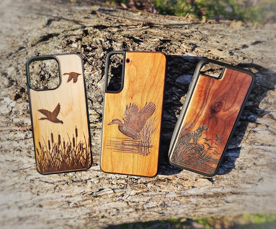 Duck Phone Case Hunting Phone Case iPhone SE 6 7 8 X XR 11 Pro Max Plus +  Mallard Phone Case Duck Hunting Phone Case Duck Dog