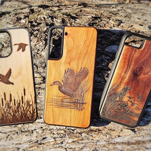 Duck Phone Case Hunting iPhone 13 14 15 16 Mini Plus + Pro Max Mallard Phone Case Duck Hunting Phone Case Duck Dog