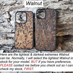 Baroque Case for Samsung Galaxy S24 S25 S26 Real Wood Phone Case Tooling Cute Phone Case Tooled image 8
