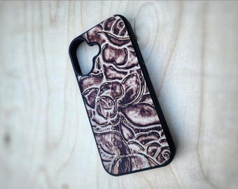 Leather Rose For Samsung S8 S9 S10 S20 S21 S22 S23 S24 S25 S26 Note Real Leather Phone Case