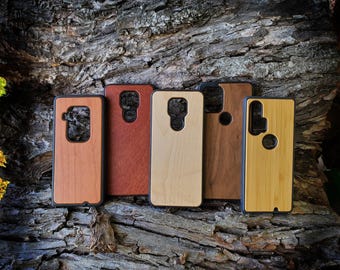 Real Wood Phone Case Motorola G9 Play G Stylus 5G One Zoom Edge Plus + 2019 2020 2021 For Engraving Wood Burning Pyrography