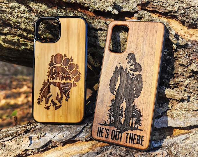 Engraved Wood Samsung