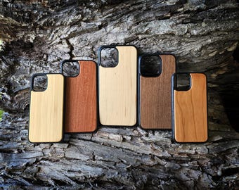 Coque en bois véritable pour iPhone 16, 16e, 17, Air, Pro Max et Plus+, idéale pour la gravure et la pyrogravure.