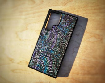 Leather Egyptian Design For Samsung S8 S9 S10 S20 S21 S22 S23 S24 S25 S26 Note Leather Phone Case Hieroglyphics
