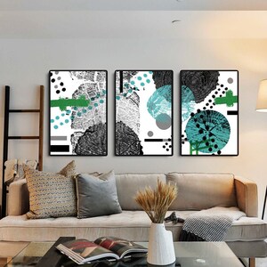 Tree wall art, Set of 3, Tree ring wall print, Instant download wall art, Abstract wall art, Tree rings print, Wood slice, printable print