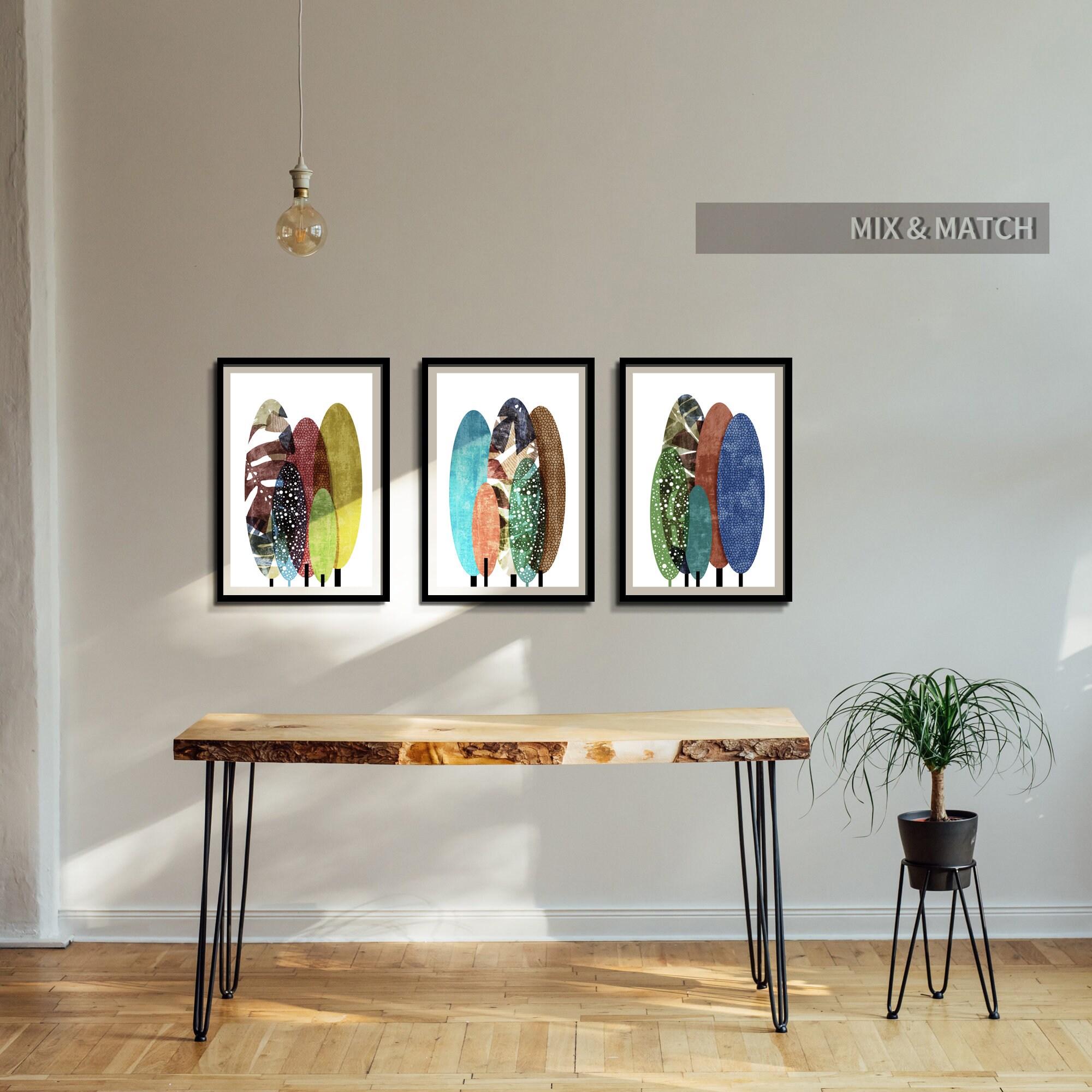 Tree Wall Art Print Abstract Wall Art Modern Wall Art Etsy UK