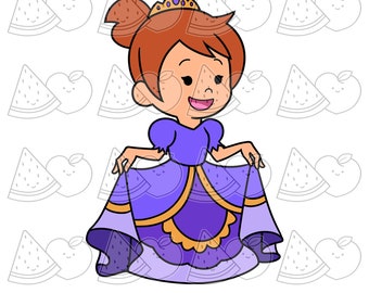 Digi Stamp, Digistamp, Digital Stamp, Princess