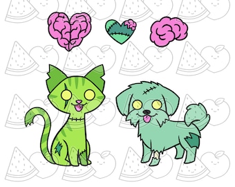 Digi Stamp, Digistamp, Digital Stamp, Zombie Pets & Accessories