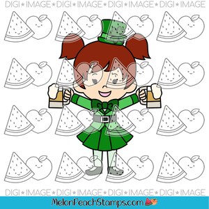 Digi Stamp, Digistamp, digitale Stempel, Kobold Mädchen #3