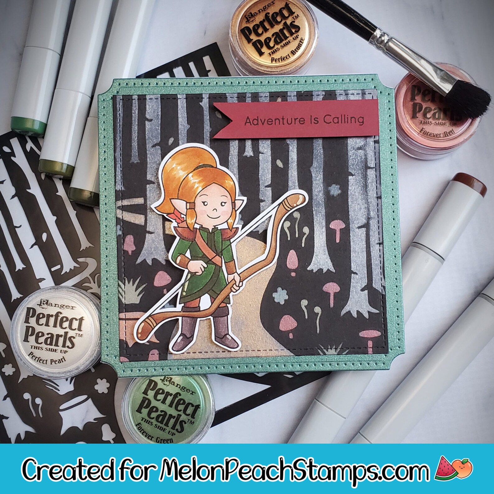 Digi Stamp Digistamp Digital Stamp DnD Elf Ranger Etsy