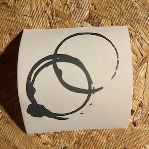 2 pack DMB Coffee Ring decal