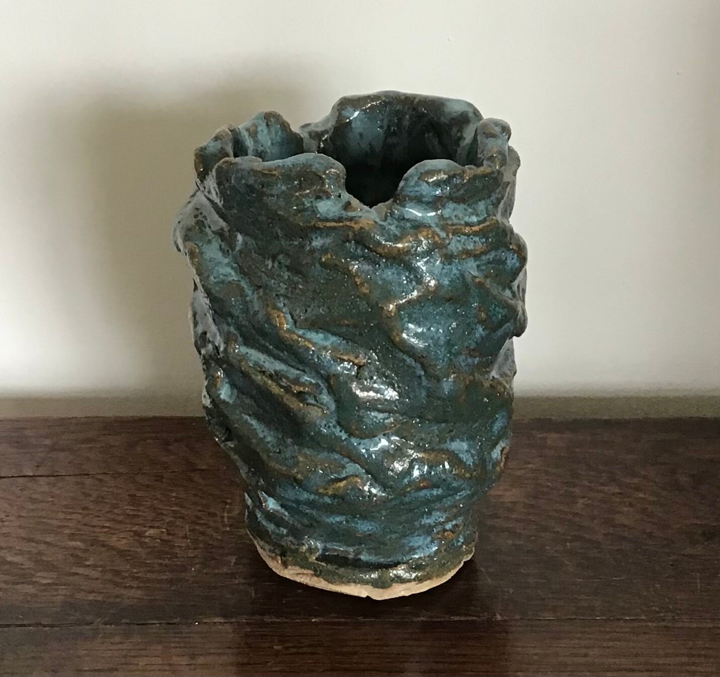 Unique Handcrafted Ceramic Kurinuki Vase | Etsy