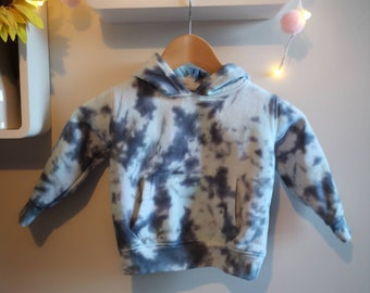 tie dye cotton hoody