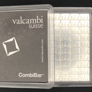 1-Gram 24k Gold & 100-grams SILVER .999 Pure - Premium VALCAMBI Swiss Bullion - Precious Metal Investor Starter Set