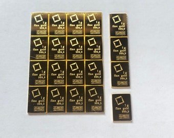 1-Gram GOLD - Valcambi Swiss Bullion .9999 Fine - Investor Grade Pure 24K Gold