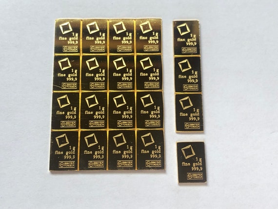 1 gms Pure Gold Bar 24KT (999)