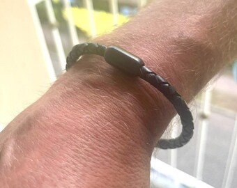 Lederarmband schwarz