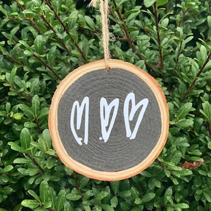 Three Crooked Hearts - Pearl Jam Wood Ornament