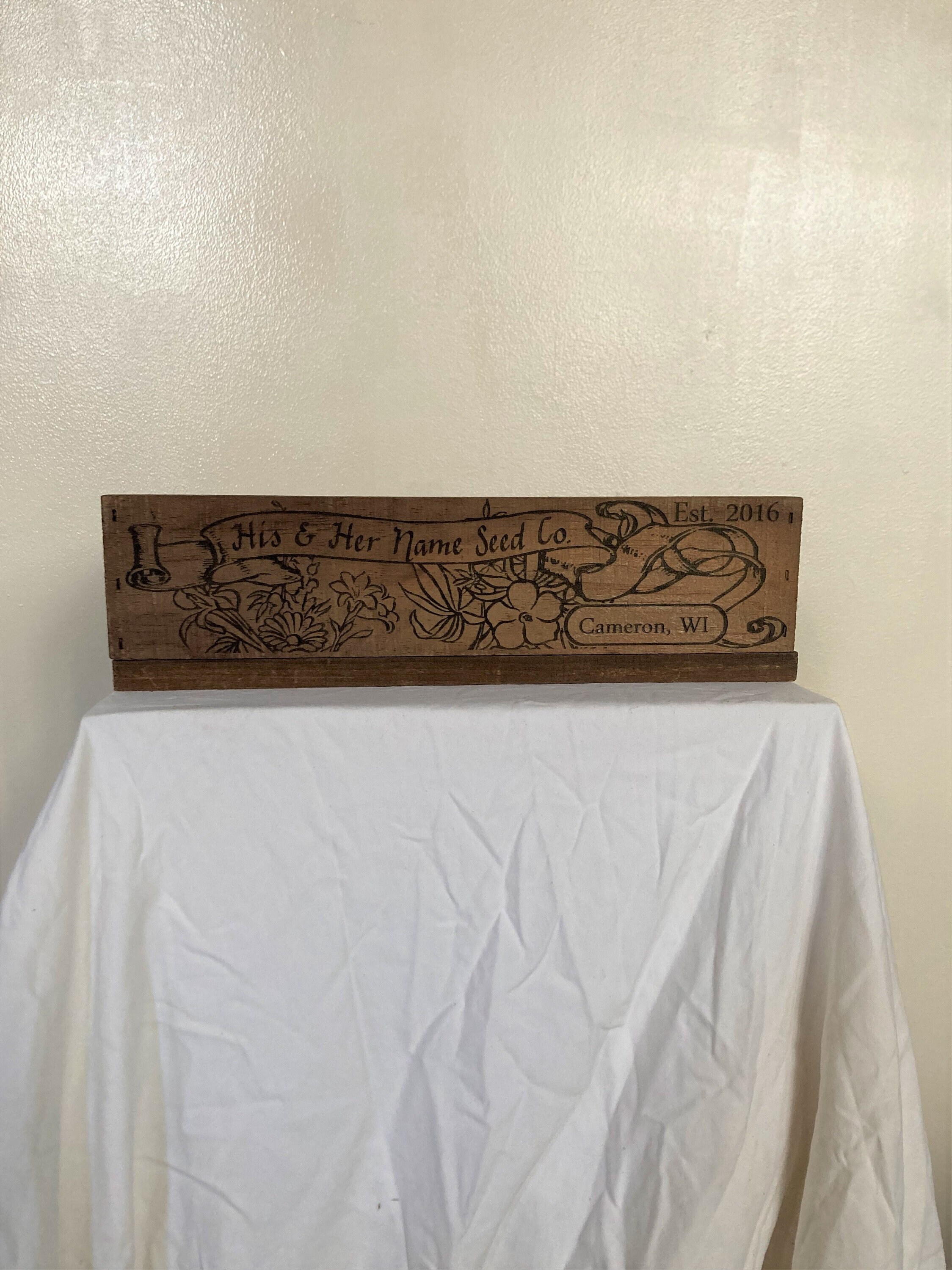 caisse De Fleurs Personnalisée,
