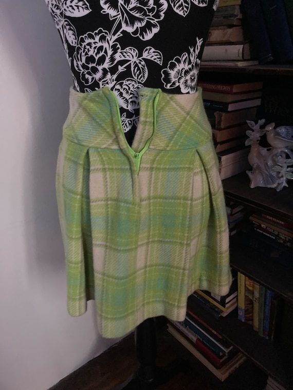 Miss Holly skirt, vintage skirt, plaid wool skirt… - image 4