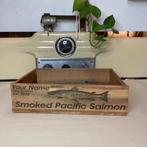 Old Wooden Fish Box - Etsy